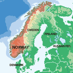 Norwayの地図
