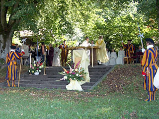 2006年8月15日、聖母被昇天祭のミサ