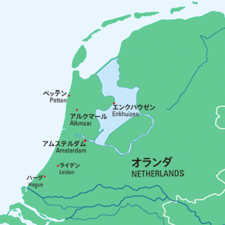 オランダの地図