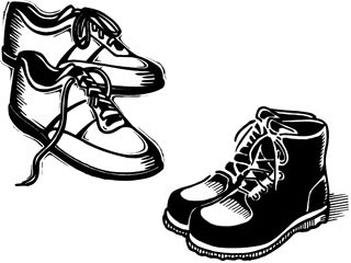 靴と靴(イメージ)