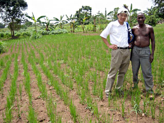 ウガンダで出会ったナイル顔の農家